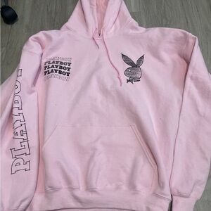 Playboy Light Pink Hoodie